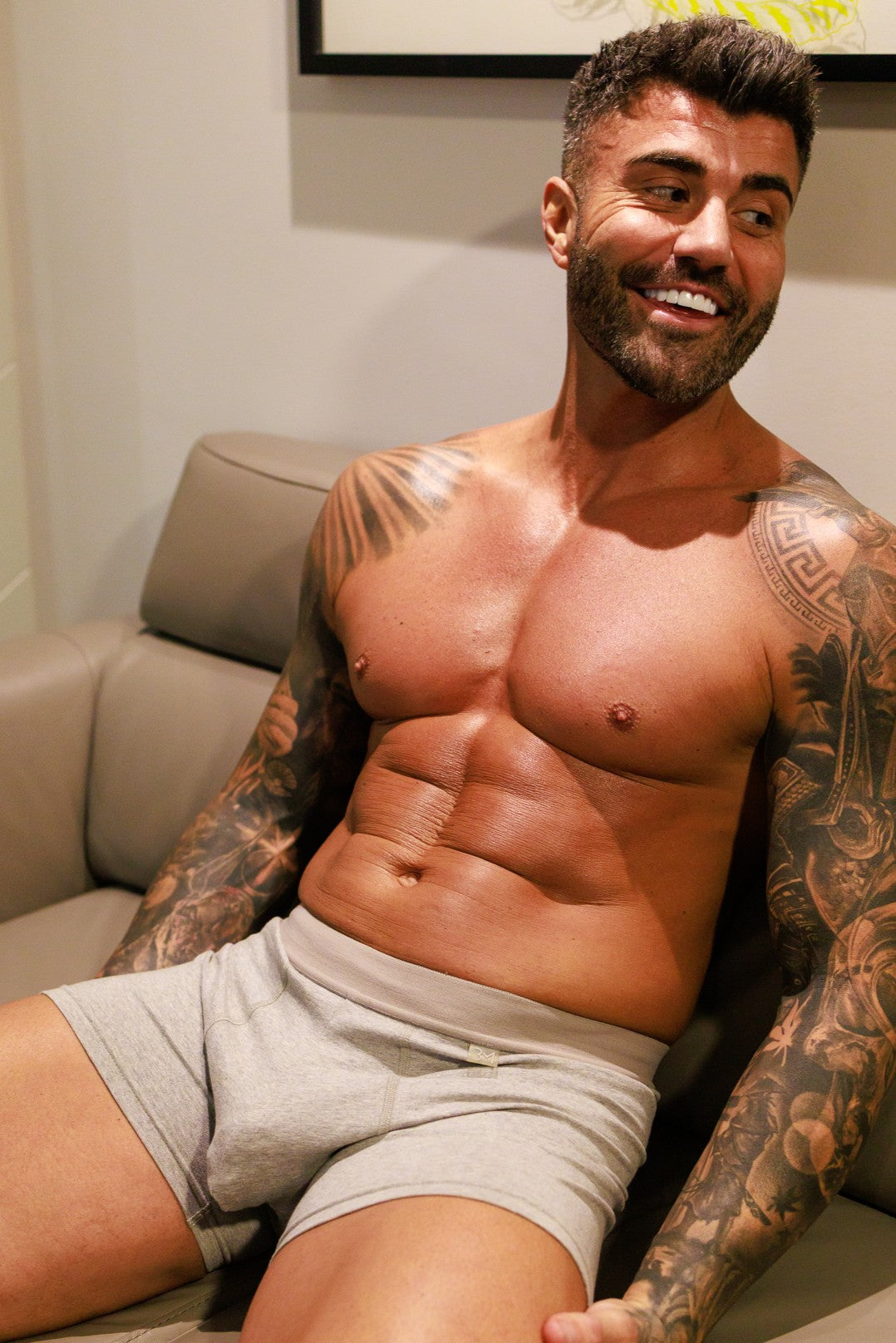 HARVE ENHANCED BOXERS - GREY