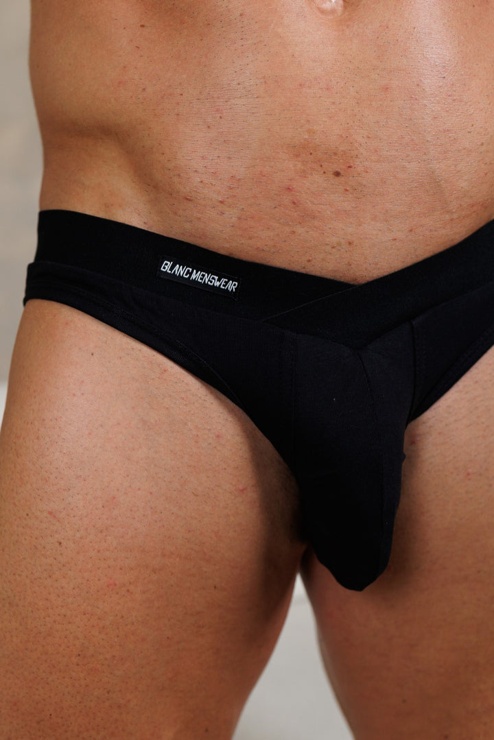 BARAC CROSSED ENHANCE BRIEFS - BLACK