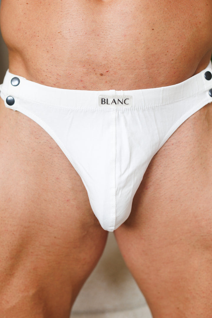 CLAUDE POPPER THONG - WHITE