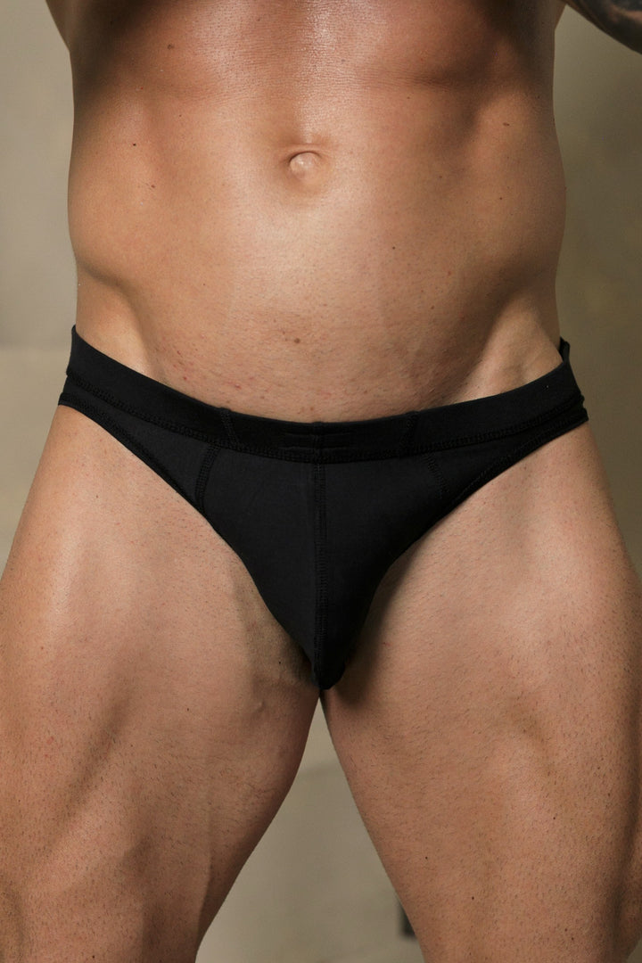 HAYWORTH HI RISE BRIEF - BLACK