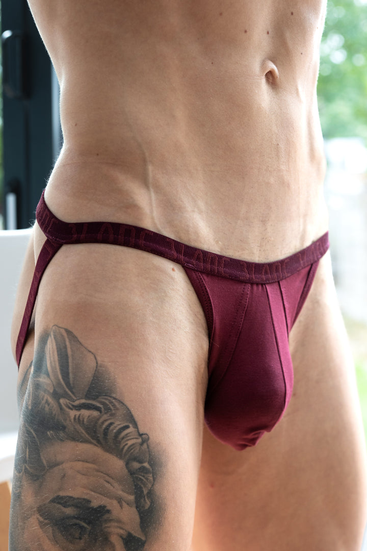 ALLURE JOCK STRAP - BURGUNDY