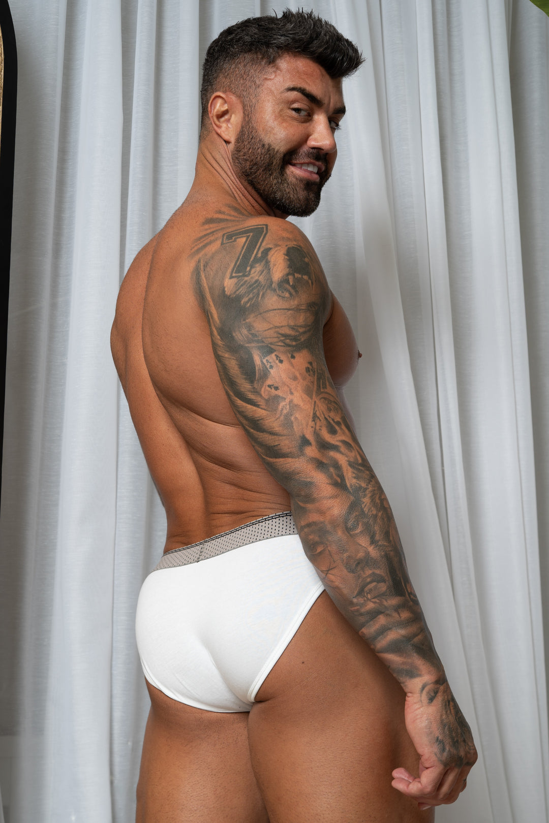 LOCKERBOY ENHANCE BRIEFS - WHITE